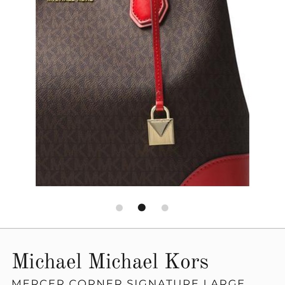 MICHAEL KORS LARGE PURSE OBO STILL HAS TAGS INSIDE - Picture 2 of 9